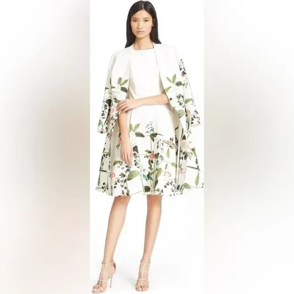 TED BAKER Karoline Secret Trellis Sleeveless Dress - Picture 13 of 13